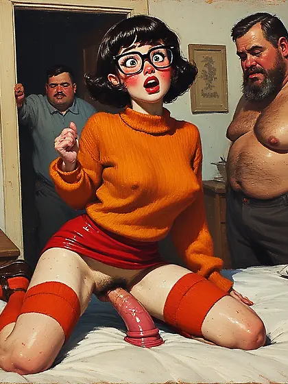 Velma caught with dildo