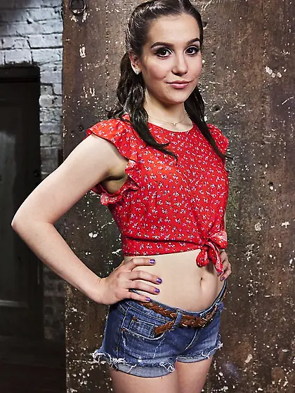 Clothespins hold pink pussy