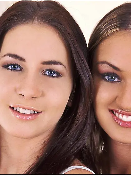 Frisky lesbian babe has her peachy melons licked and vagina suck