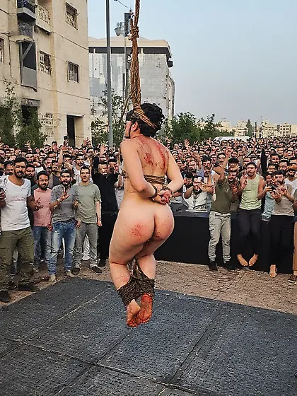 Prisoner of war being executed