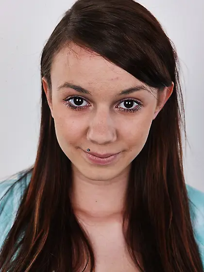 Young chick white shirt