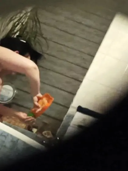 wife tits in bathroom