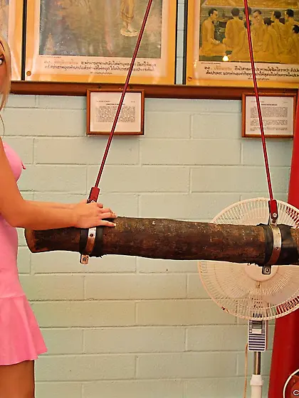 Beautiful solo girl,  Alison Angel posing in her cute pink dress
