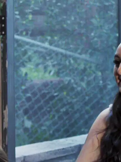 Pretty brunette teen pounded by hot blonde...