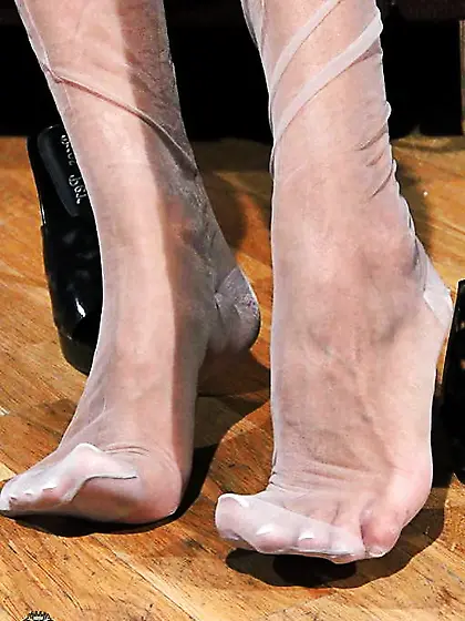 Ashley Bulgaris puckered nylon soles