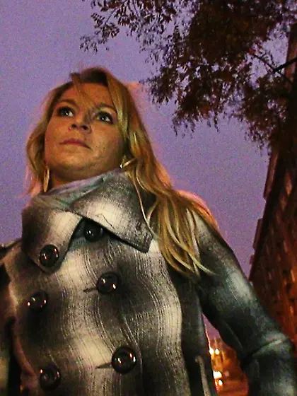 Hot blonde milf swallowing