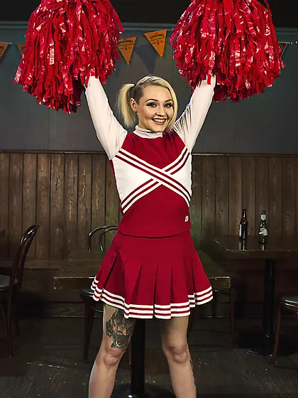 Perky teen cheerleader's hardcore fuck