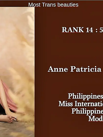 14th Miss National Category : Anne Patricia LORENZO