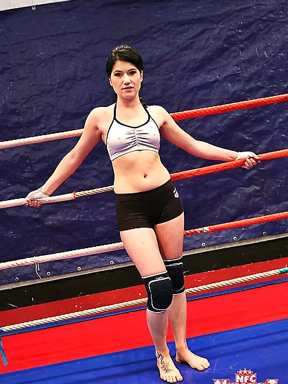 Arms ready,  muscles tense,