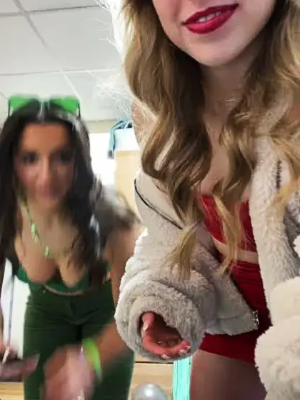 mia rae haglund and brunette friend