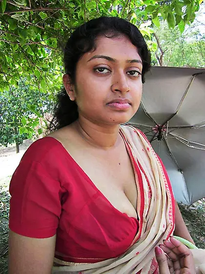 Brown Desi Cleavage