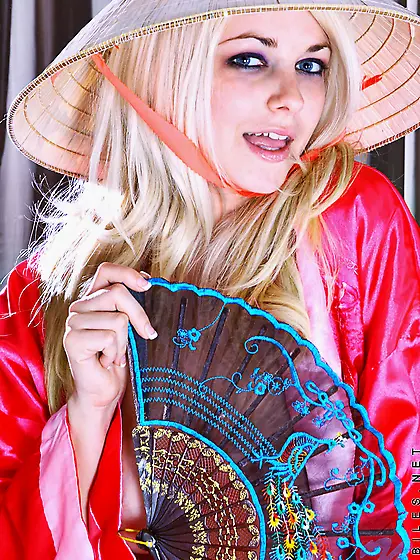 Danielle Trixie takes her lingerie off and teases us with her bi