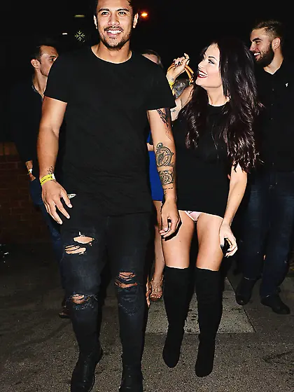 Jess Impiazzi Upskirt Night Out In Guildford,  Surrey