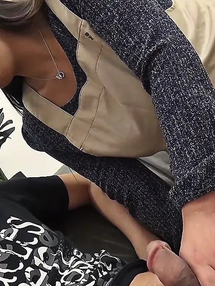 Ryoko Murakami takes stepson's cock deep in her exotic pussy