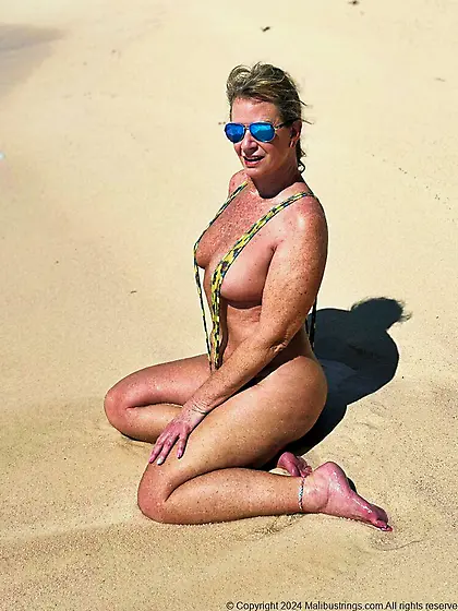 Slutty Beach Granny