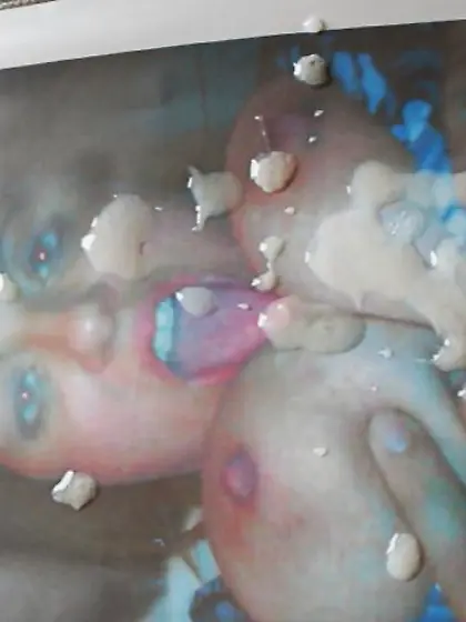 Cplno1 gets another geyser of my cream-colored cum