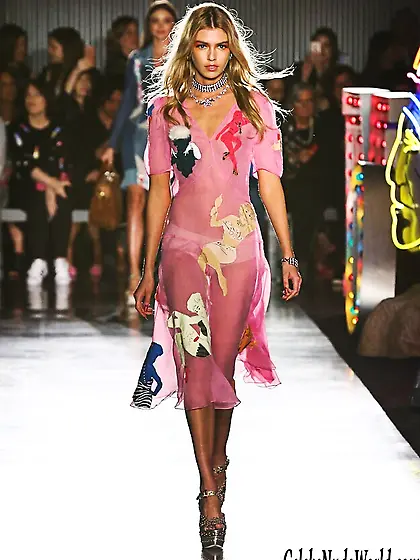 Stella Maxwell In A Transparent Get Up