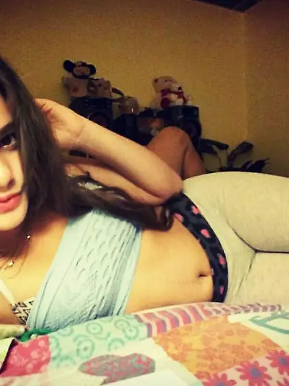 latina leggings in bed