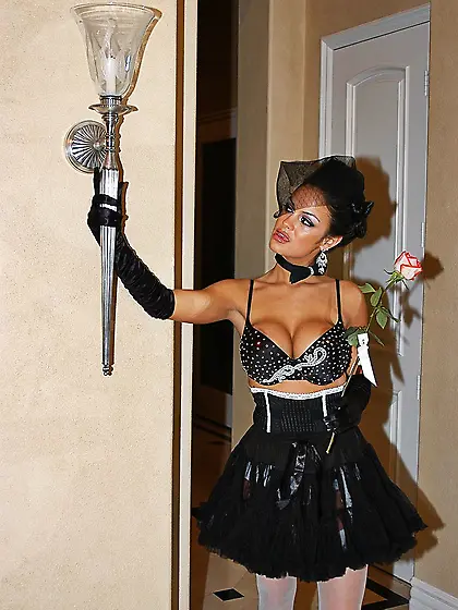 Licentious doll Angelina Valentine with huge boobs is nastily ju