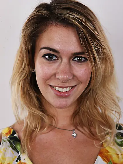 Smoking hot chick strips