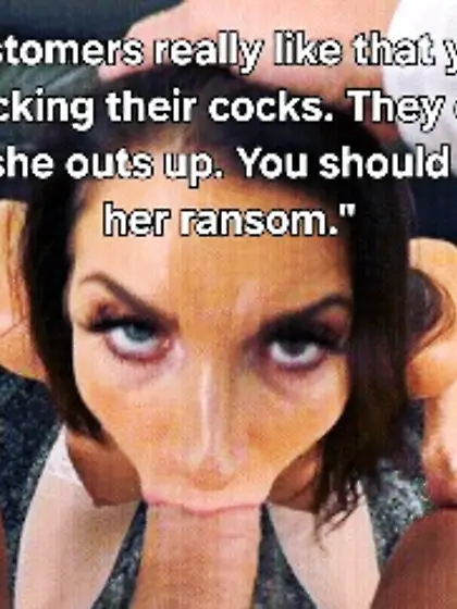 Wifev MILF kidnap caption blowjob eye contact BWC