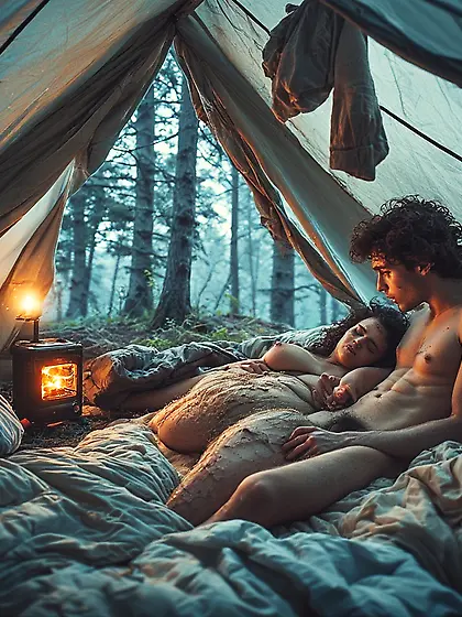 An interesting Hike with Mom turned cozy