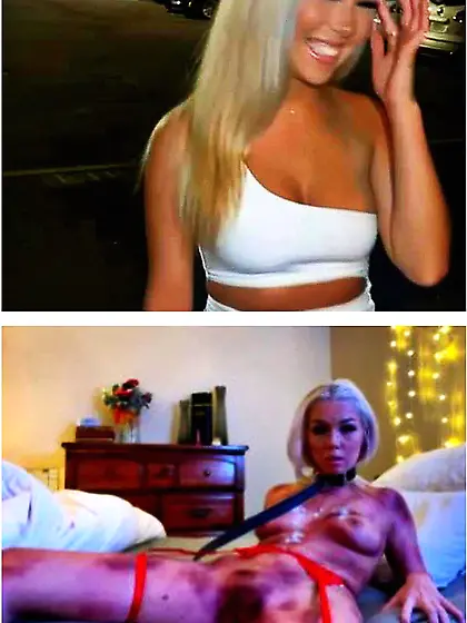 29B Nicole Anderson cum dripping from whores mouth