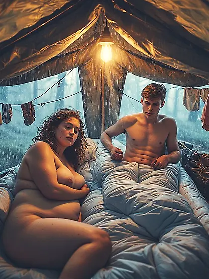 An interesting Hike with Mom turned cozy