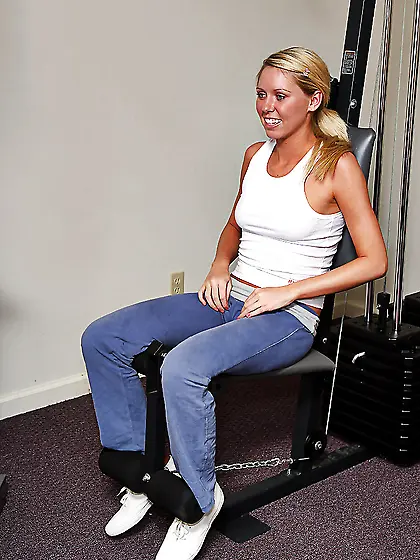 American erotic big tits gym