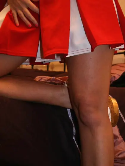 Mature babe sexy red