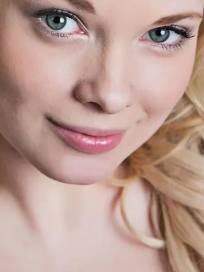 Horny body of blonde whore Feeona A is wrapped into the black la