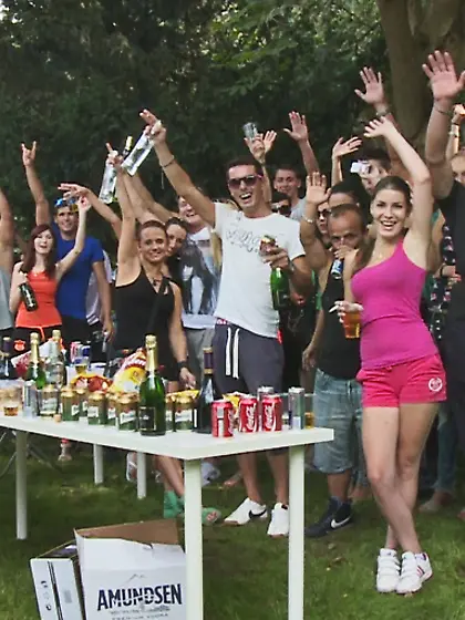 Young guys girls wild