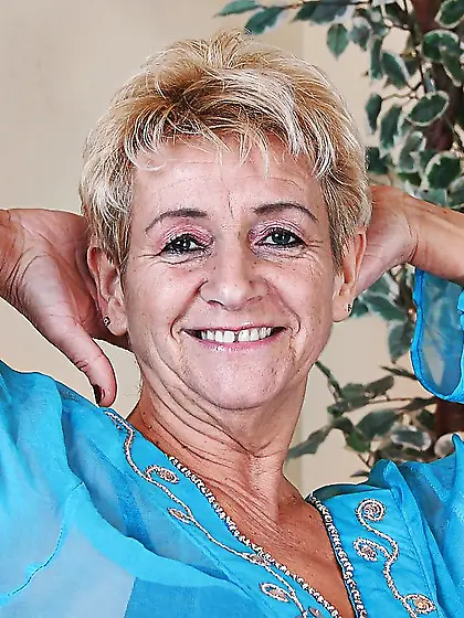 Stripping granny stockings