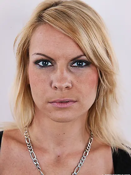 Seductive shaped blonde cute