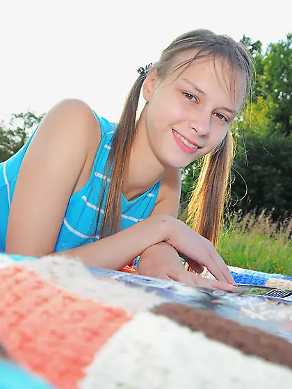 Oksana is crazy about