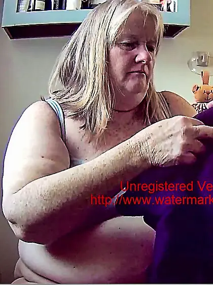 My fat BBW obese mother-in-law on hidden camera