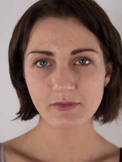 Ashley Bulgari has short hair and small boobs along the way