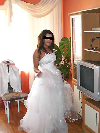 Splendid and Scorching Dark Haired Bride - Censored