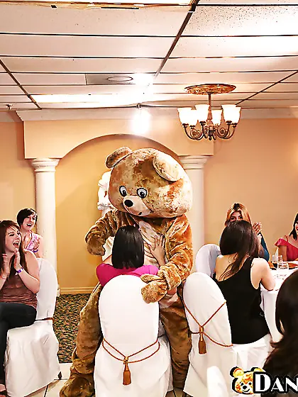 Sloppy brunette blowjob