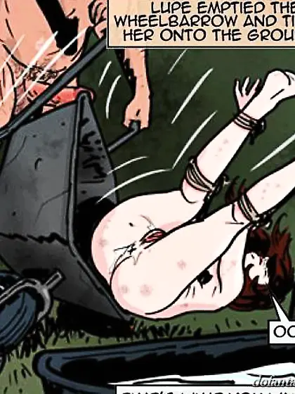 Bound dame slapped shes