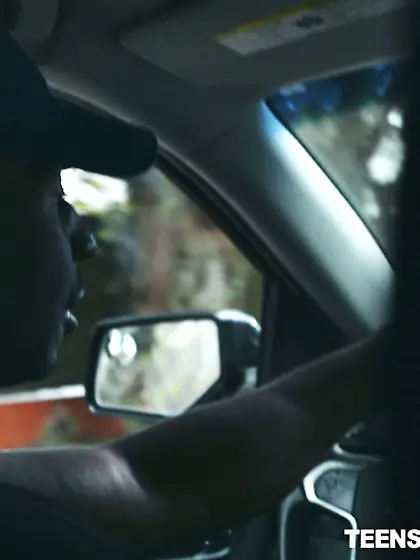 Muscled stud paints teen’s tits before they...