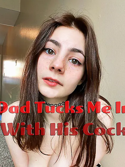 He tucks me in with his cock