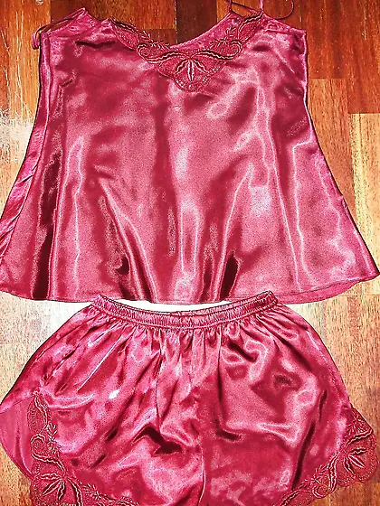 Satin nighties and camisoles