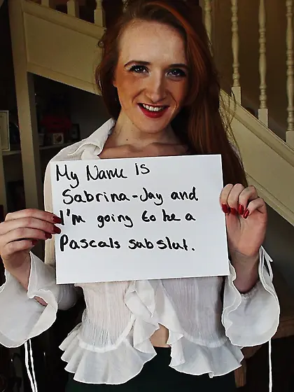 Small breasted redhead black