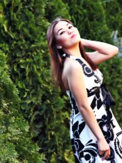 Brunette Teen Noralinn Love Balls/Beads.