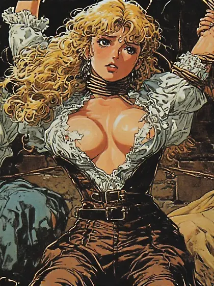 Babes in bondage from my imagination inked by AI