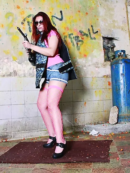 Hot redhead nice curves