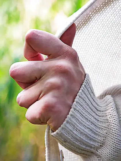 Natural panties masturbation