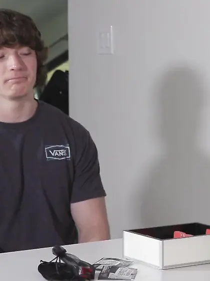 Hot young ebony gagged and pounded by BWC