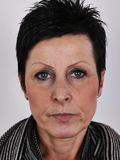 Hot cougar wearing white